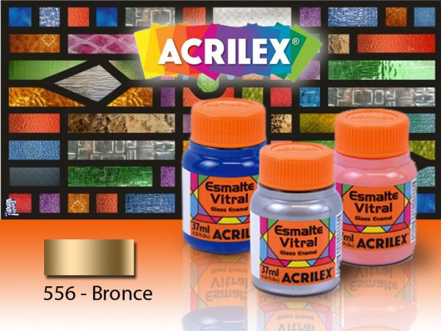 Pintura para Cristal. Barniz Vitral Acrilex 37ml