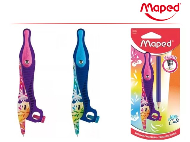 Compas Escolar Plastico Maped Kidz Mina 360